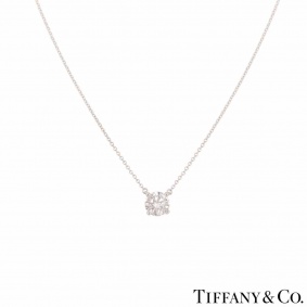 Tiffany & Co. Platinum Diamond Pendant 1.45ct F/VVS2 XXX Tiffany & Co. Platinum Diamond Pendant 1.45ct F/VVS2 XXX